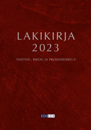 Lakikirja 2023 – Yksityis-, rikos- ja prosessioikeus